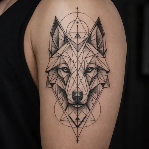 Geometrischer Wolf