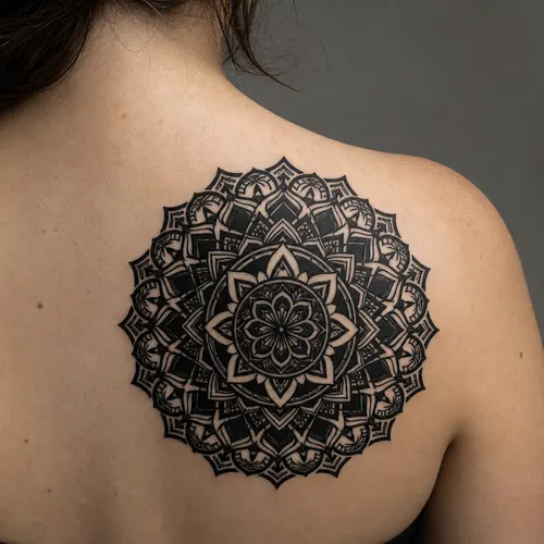Blackwork-Mandala