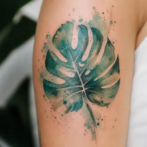 Monstera-Blatt